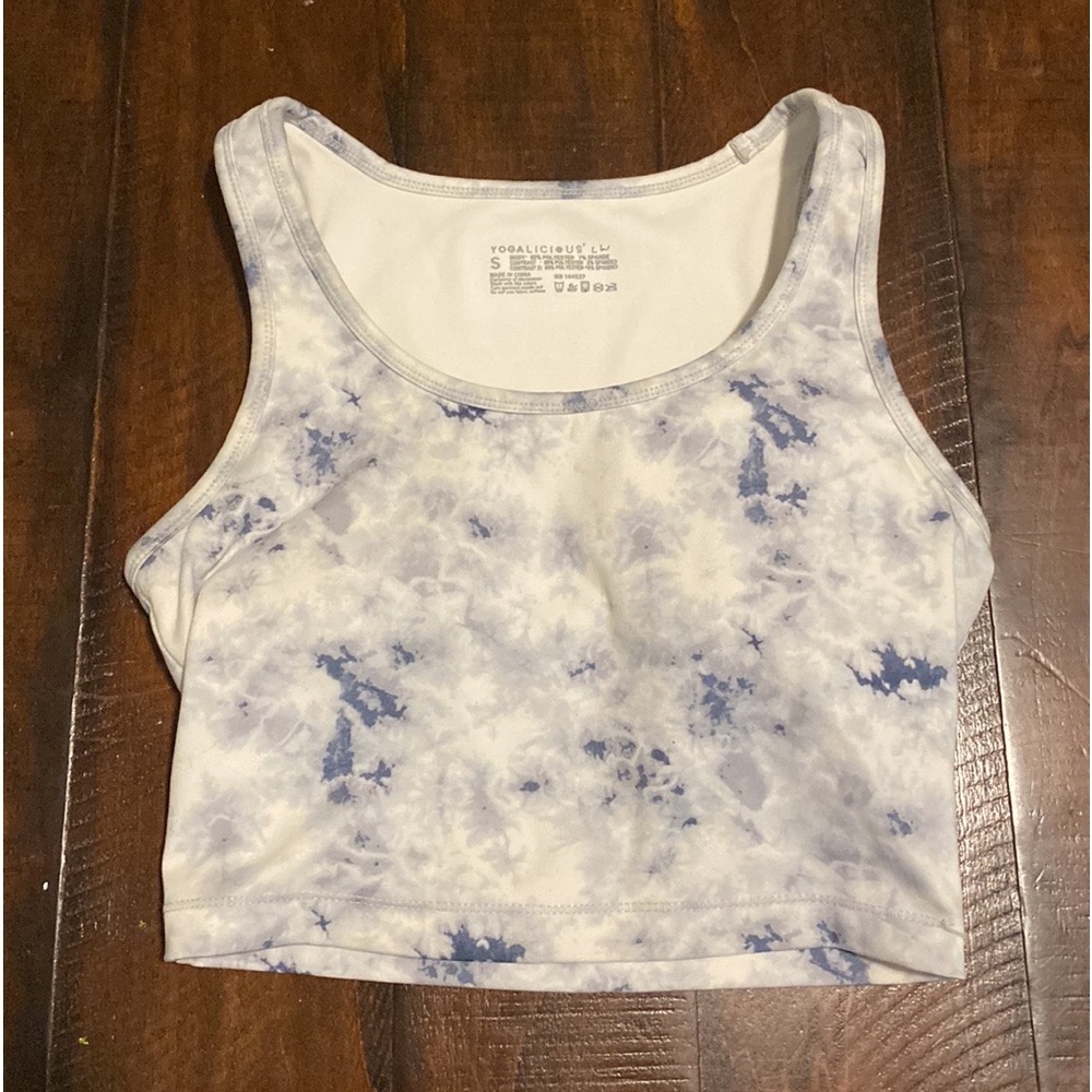Marble Print Sports Bra (With Padding)